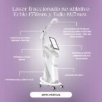 Láser fraccionado no ablativo Erbio 1550nm y Tulio 1927nm